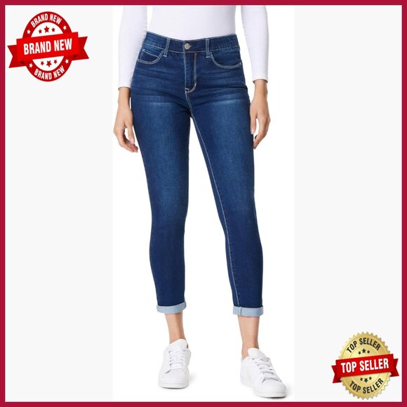 High Rise Skinny Jeans with Butt Lifting Tech Plus Size Available